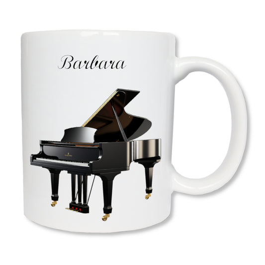 Personalized piano mug