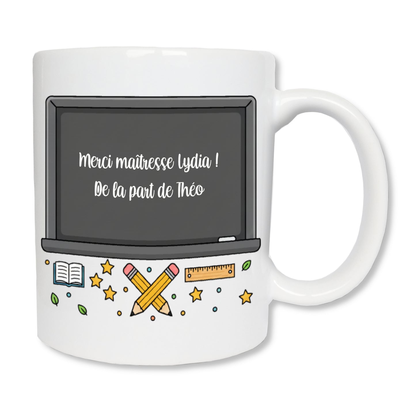 Mug personnalisé Maître ou Maîtresse d'école