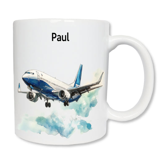 Personalized airliner mug 
