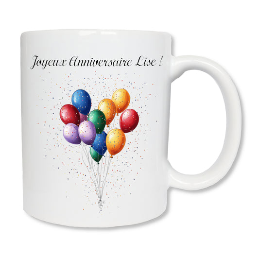 Personalized birthday mug 
