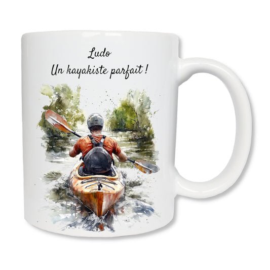 Mug personnalisé canoë kayak