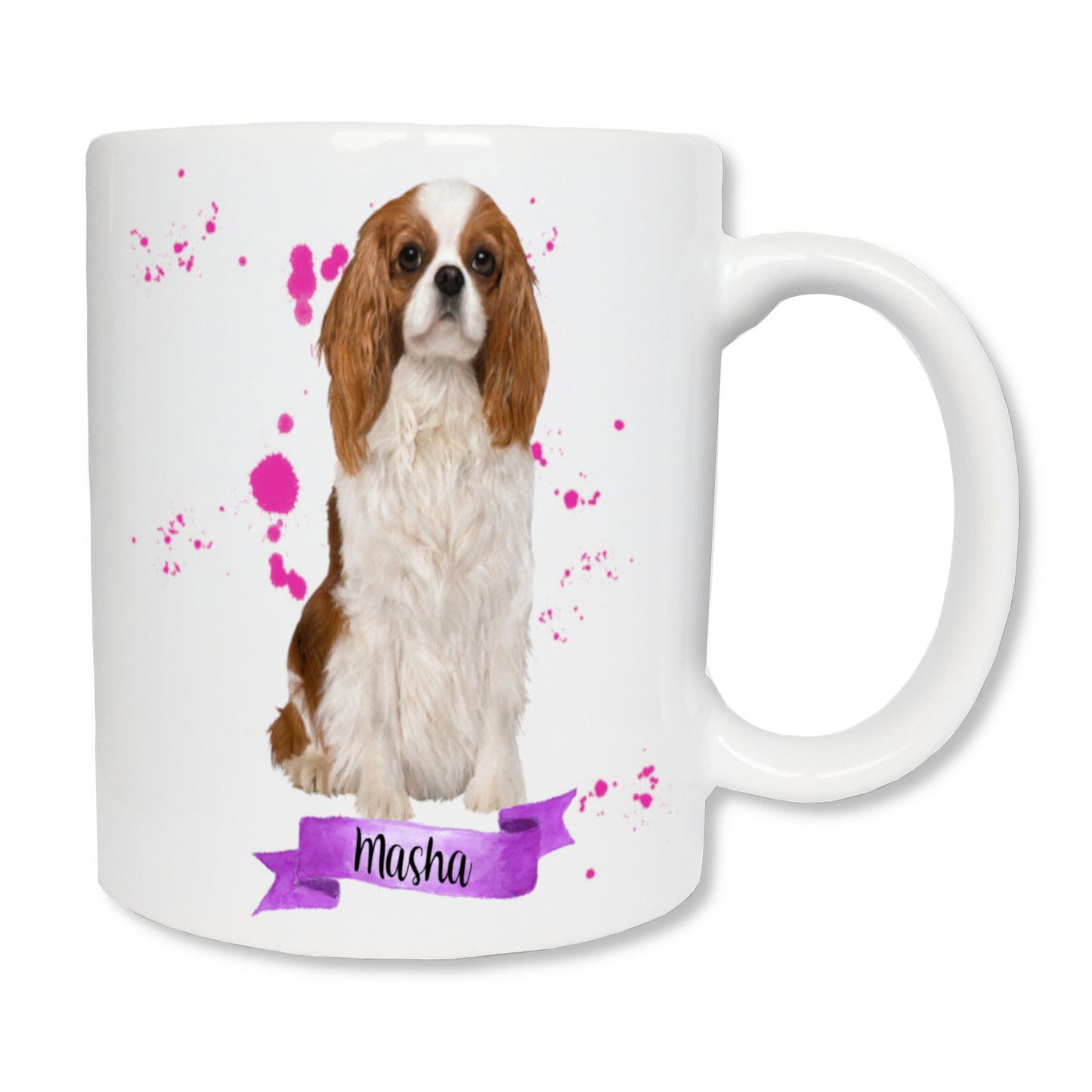 Personalized Cavalier King Charles dog mug