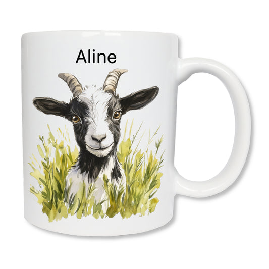 Personalized goat mug 