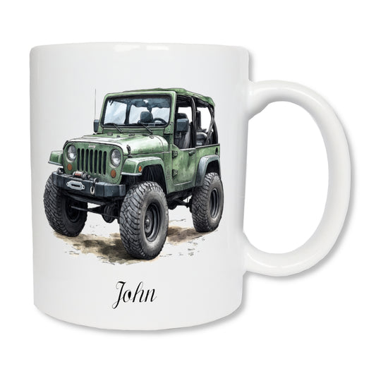 Mug personnalisé Jeep militaire