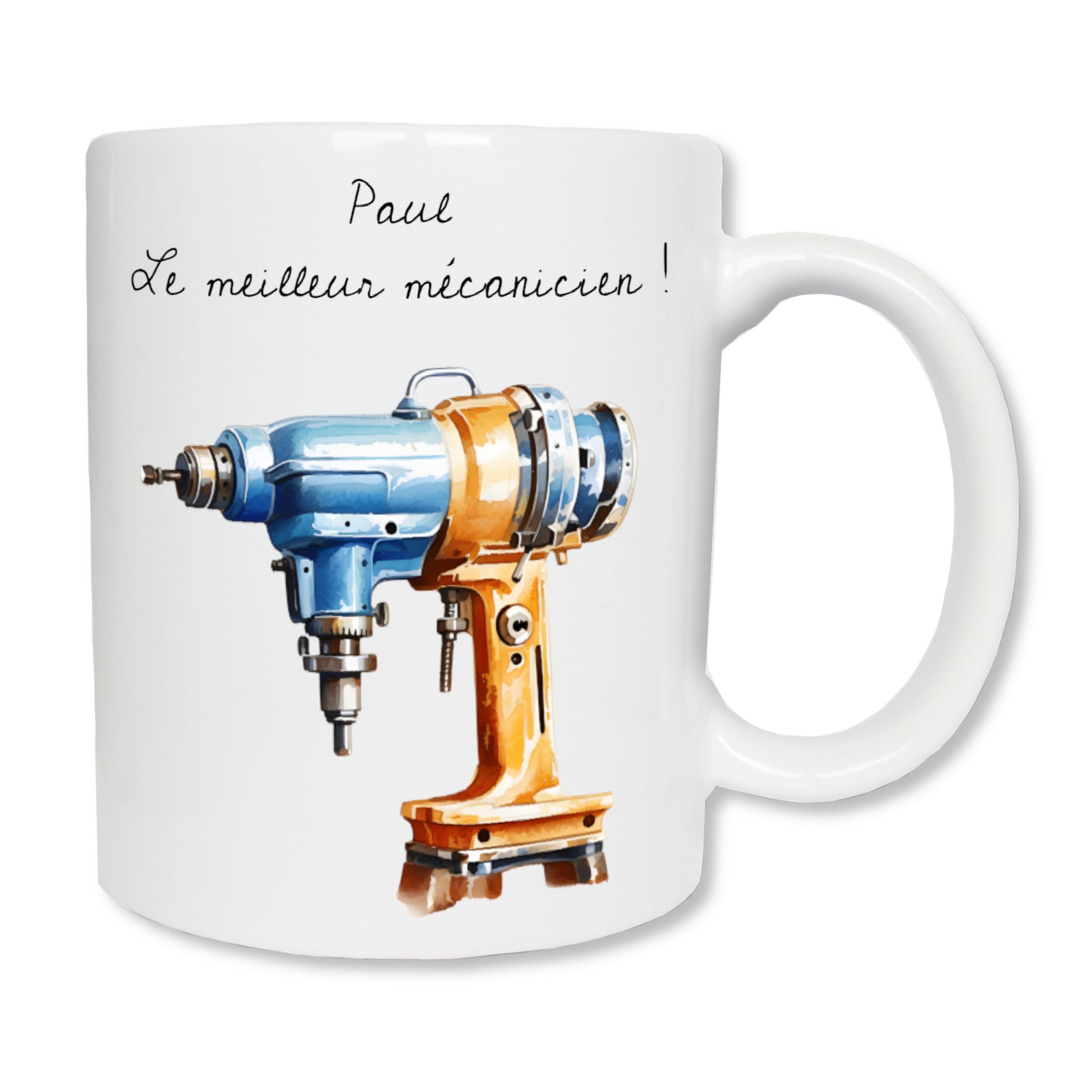 Personalized mechanic mug