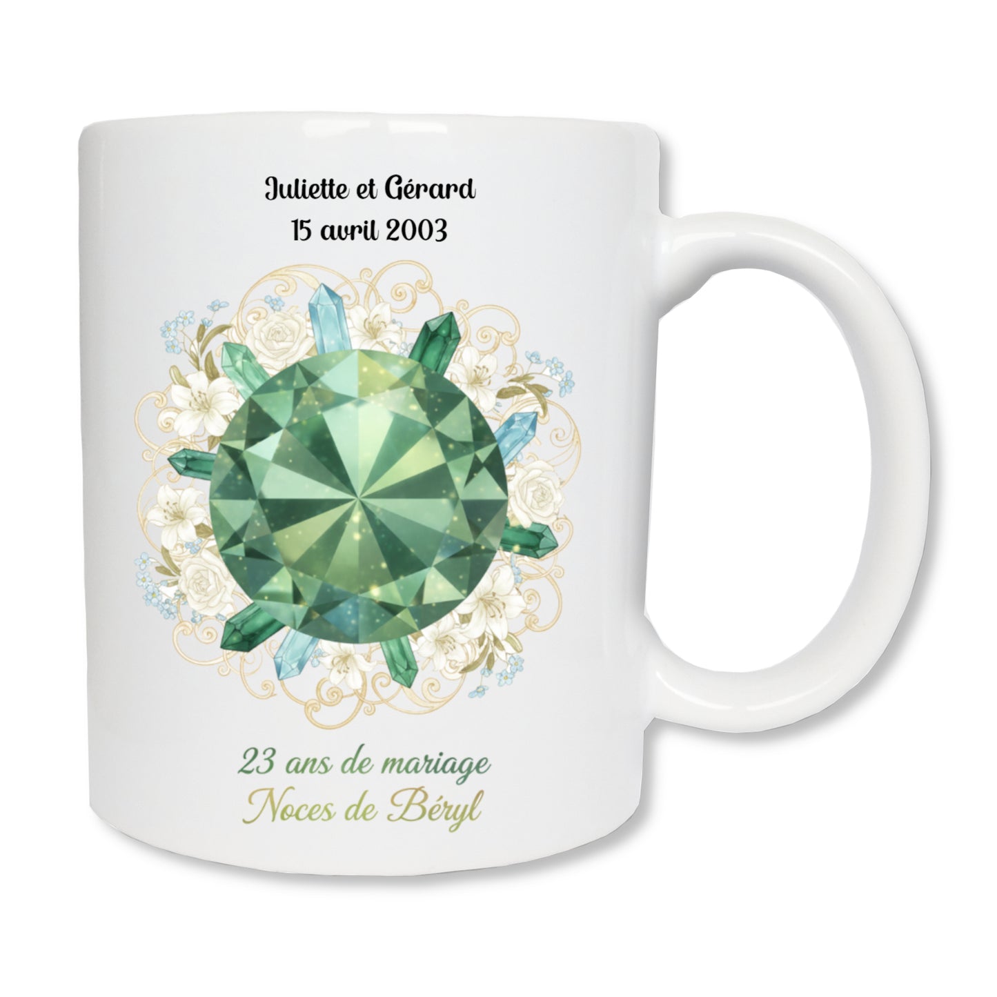Mug 23 ans de mariage - Noces de Béryl