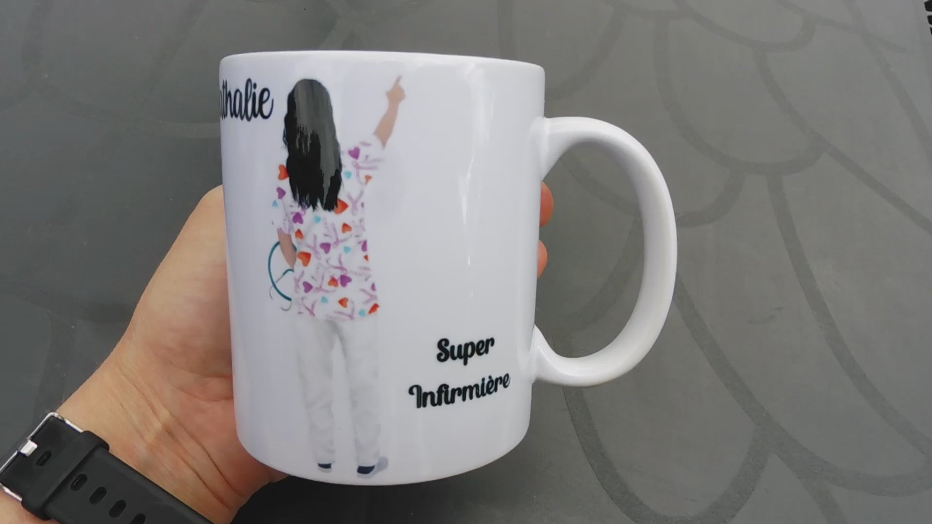 Tasse Mug personnalis Infirmi re Cadeau femme Anniversaire