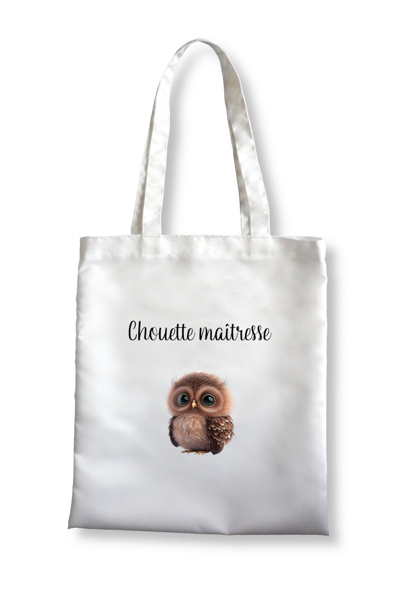 Personalized Owl Tote Bag - Shopping Bag