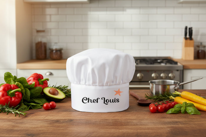 Toque de chef personnalisée