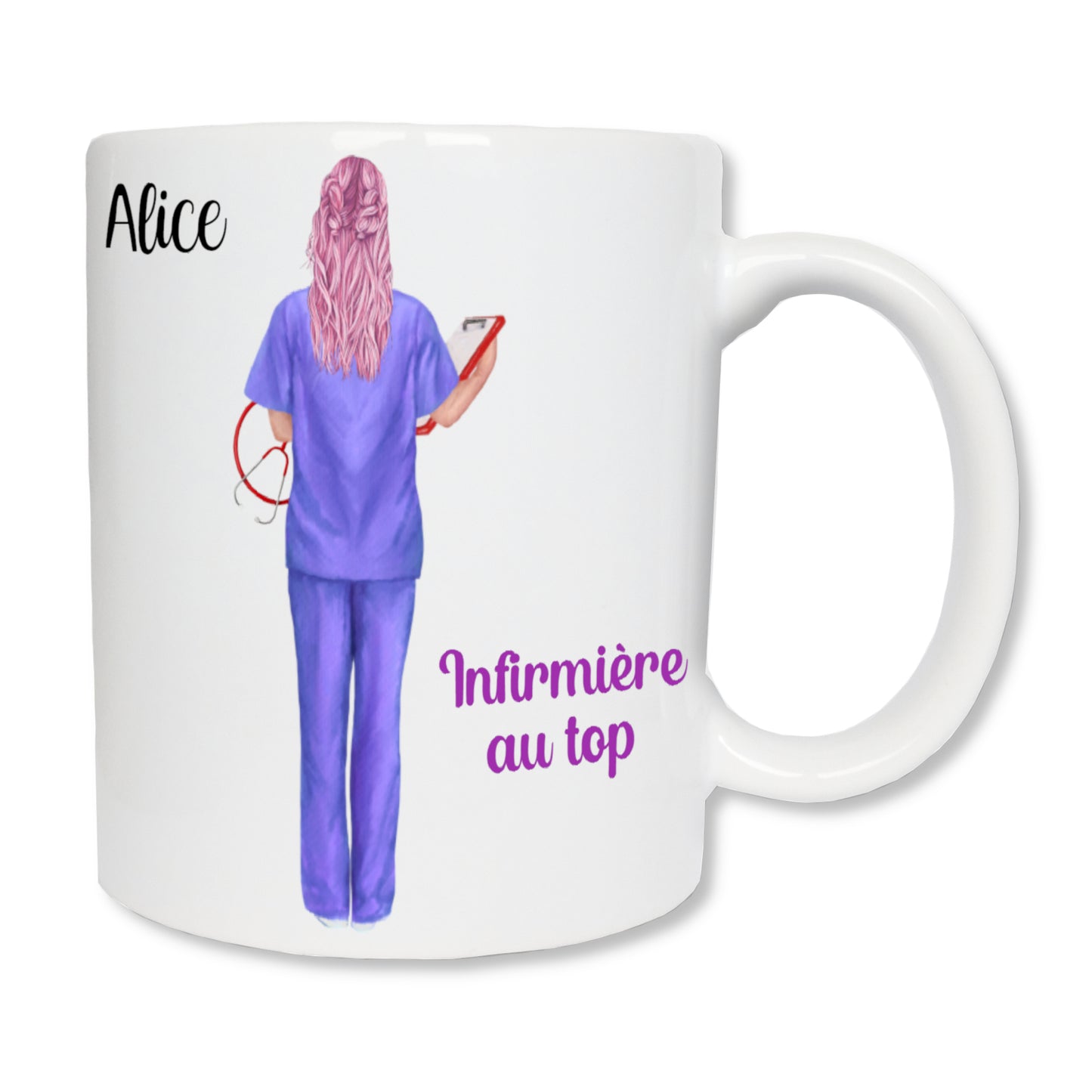 Personalisierte Tasse 1 Krankenschwester / Pfleger / Arzt